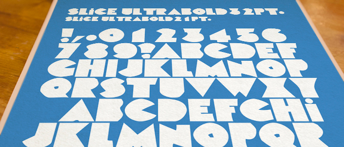 Slice Ultrabold font
